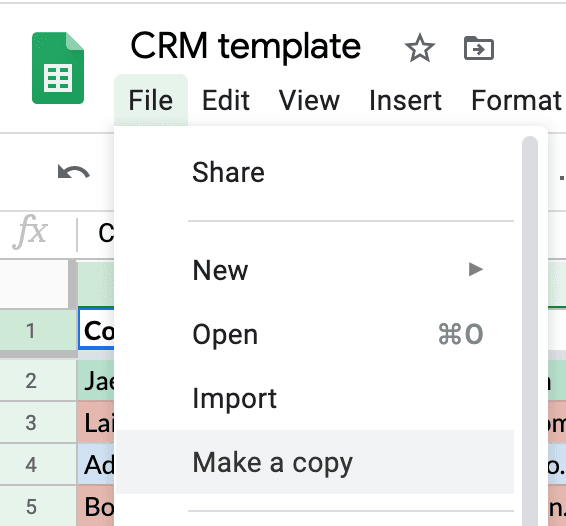 CRM report with Google Data Studio and Sheets: complete tutorial