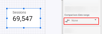 Google data studio-manual range or set an automatic