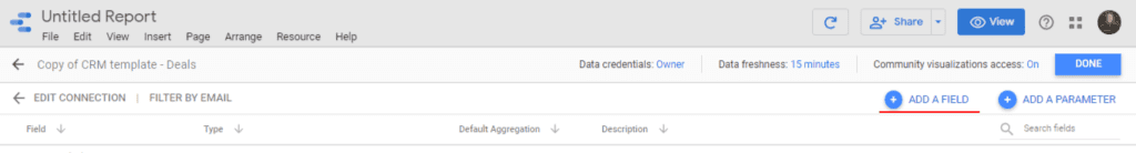 Add a field in your data source on Google Data Studio
