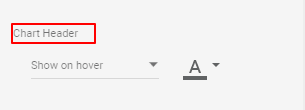 Google Data Studio: Chart Header