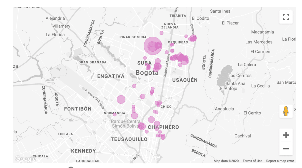 Latitude and longitude map on Google Data Studio