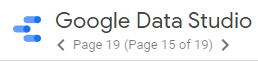 Google Data Studio: page qty