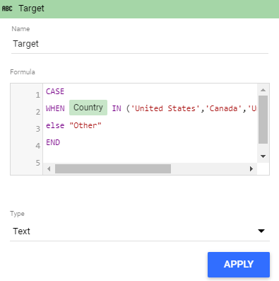 Google data studio: Case Statements