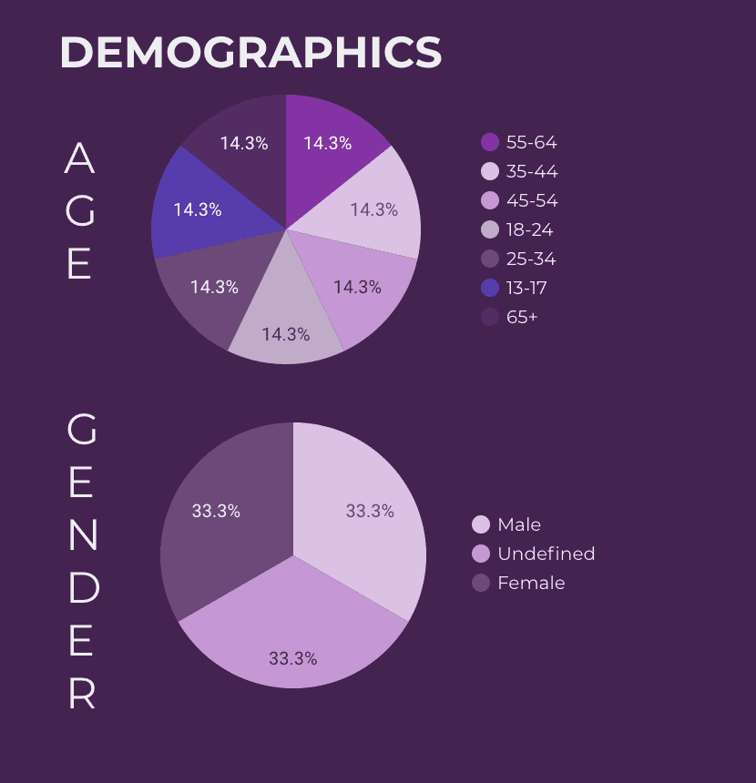 Facebook audience age and gender