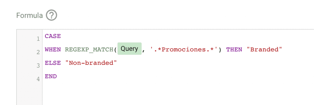 Branded and non branded searches REGEX on Search Console