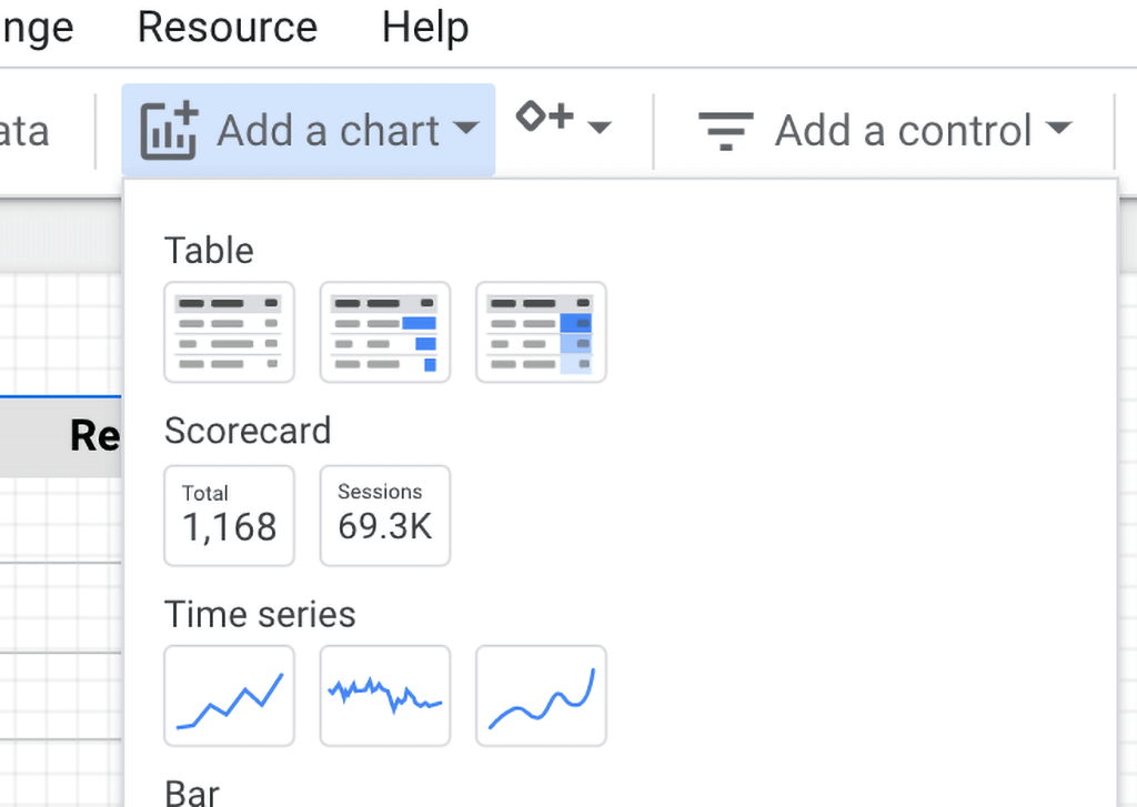 Creating a scorecard on Google Data Studio