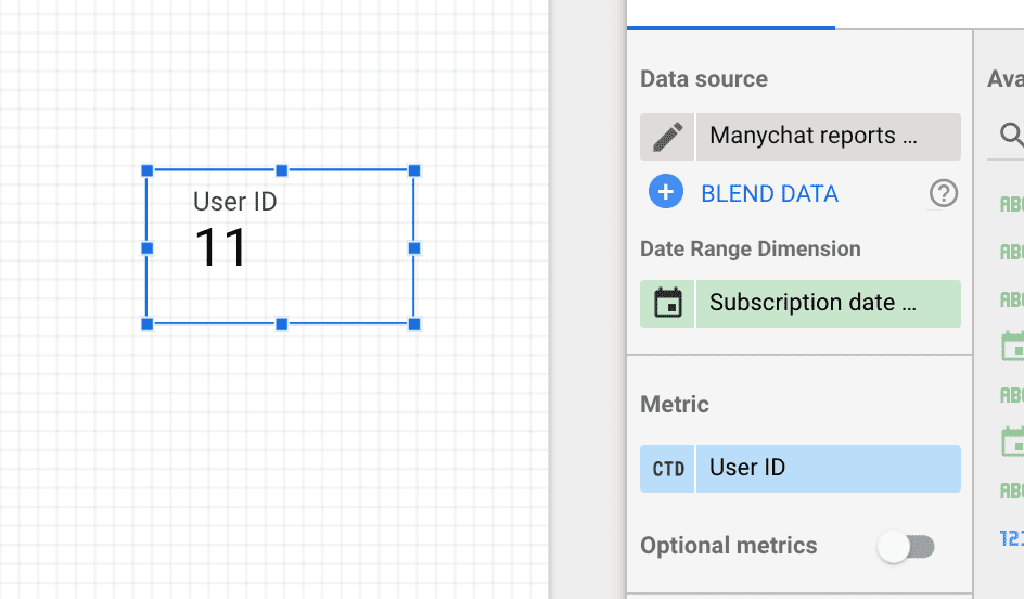 Scorecard on Data Studio