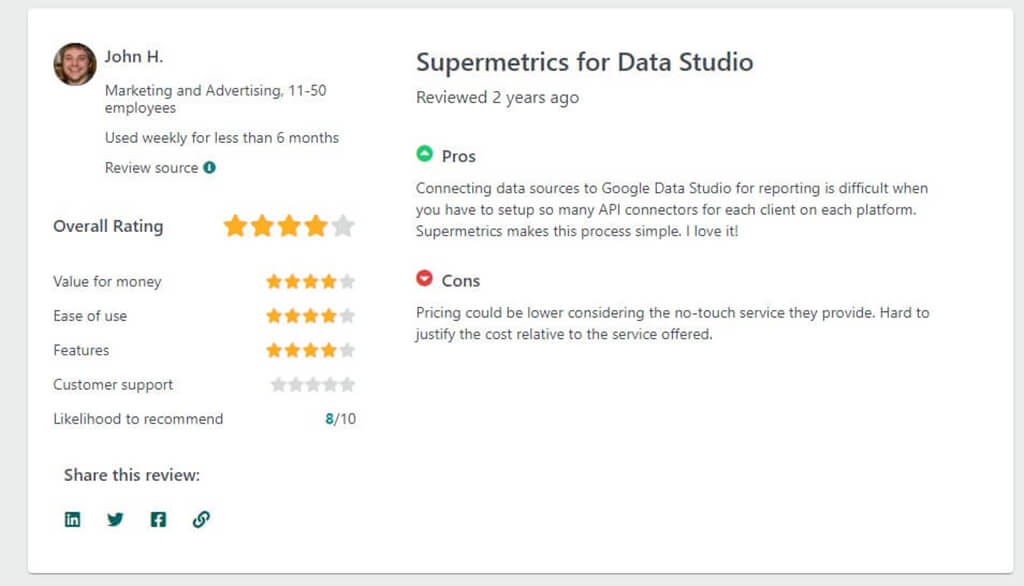 supermetrics for data studio review