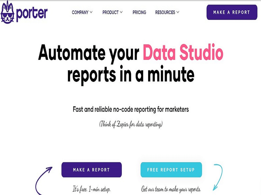 Porter Metric Data Studio Report-
