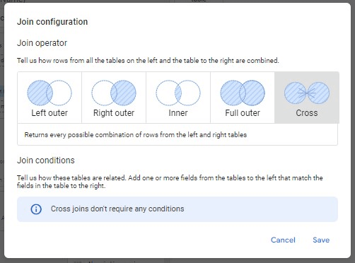 How to Create A Gauge Chart on Data Studio-Configure join