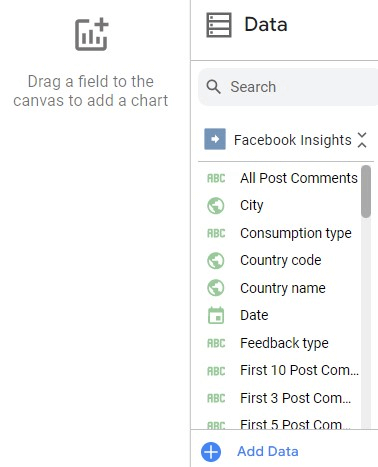 How to use the gauge visualization on google data studio-Facebook Insights Metrics