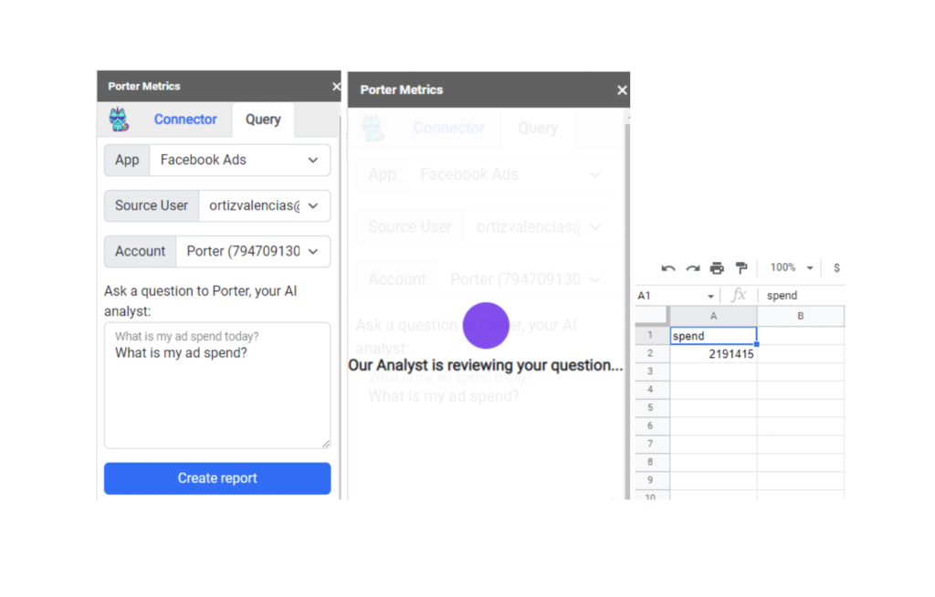 How to use Porter Metrics add-on for Google Sheets™