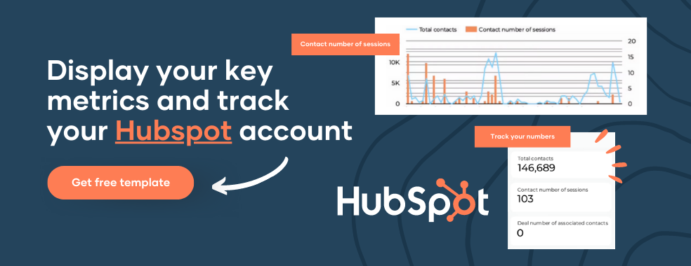 How to connect Hubspot to Google Data Studio (Free and paid methods)