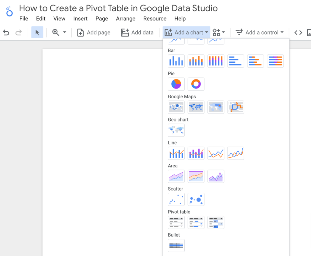 How to Create a Pivot Table in Google Data Studio