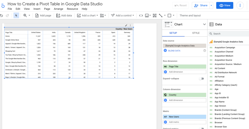 Latest Google Data Studio Update Tables Essential Guide 2024
