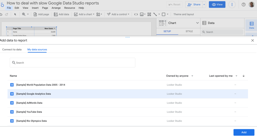 How to Resolve Slow Reports on Data Studio Using Extract Connector