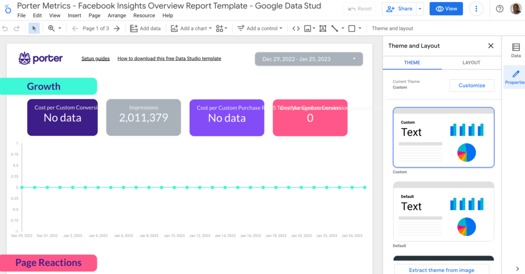 How to access the  studio dashboard 