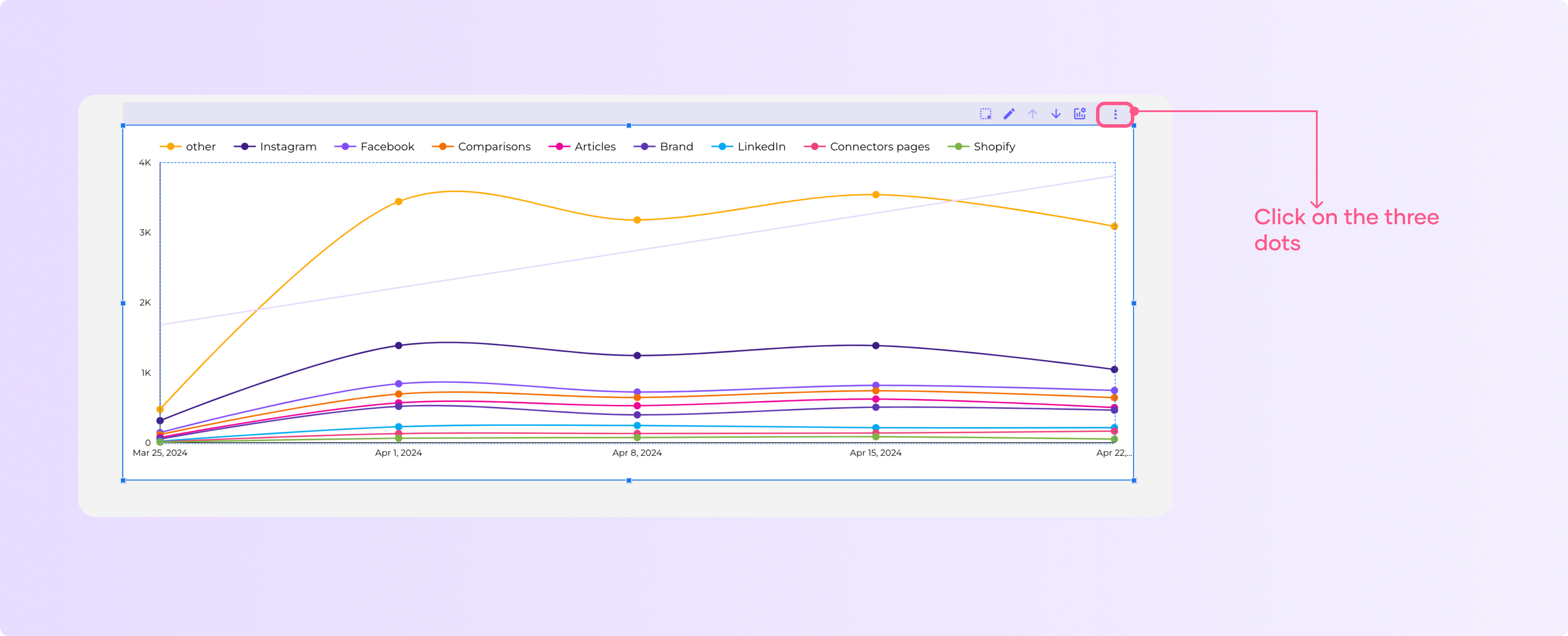 How to export data from a Looker Studio chart to Google Sheets