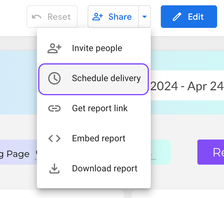 Schedule email delivery