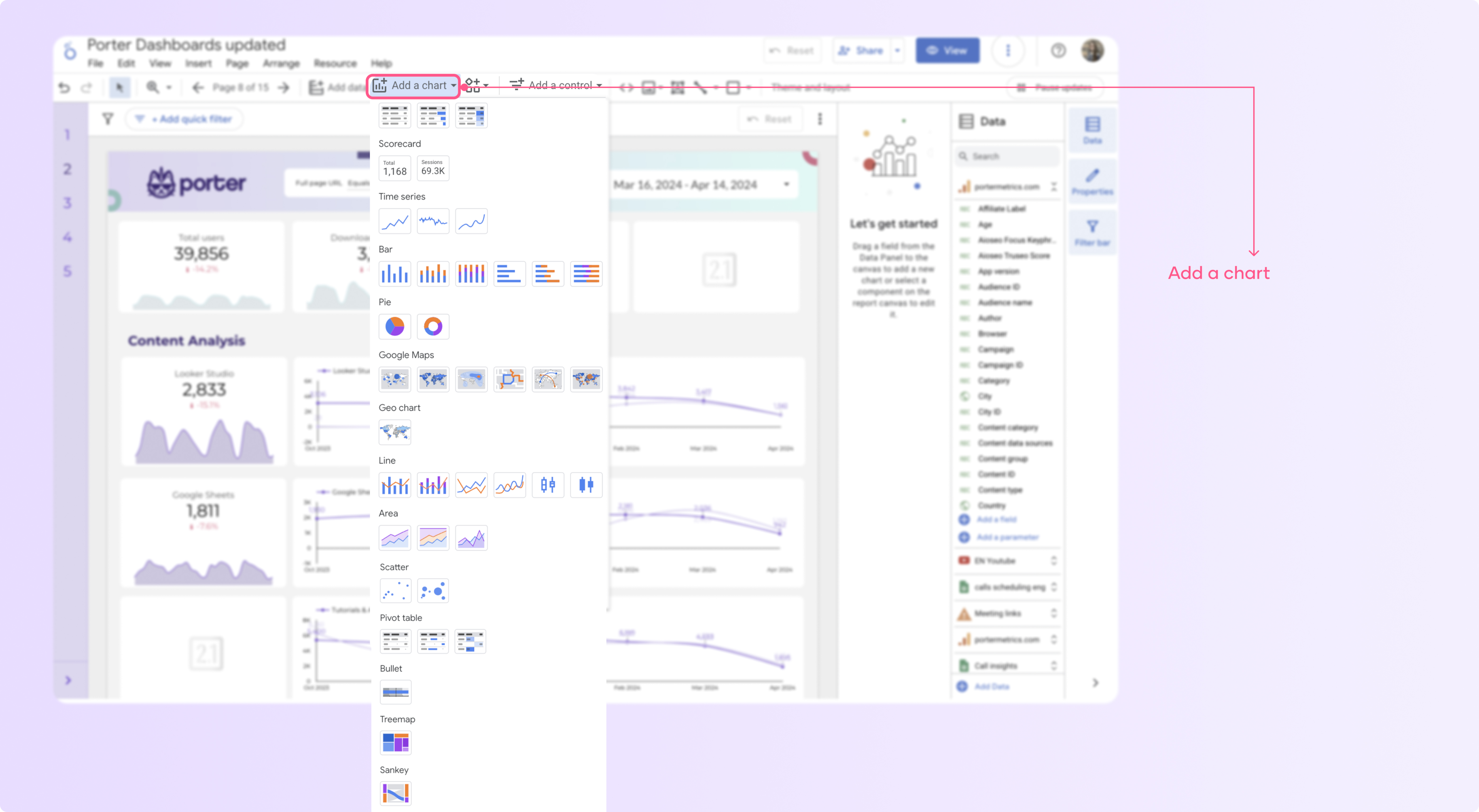 How to Create Charts on Looker Studio