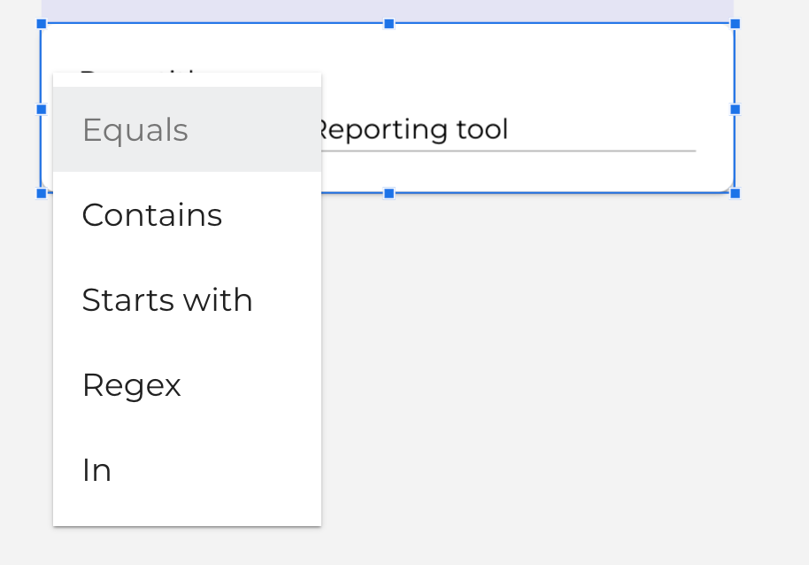 How To Create Filters On Google Data Studio-Types Of Controls-Advanced Filter