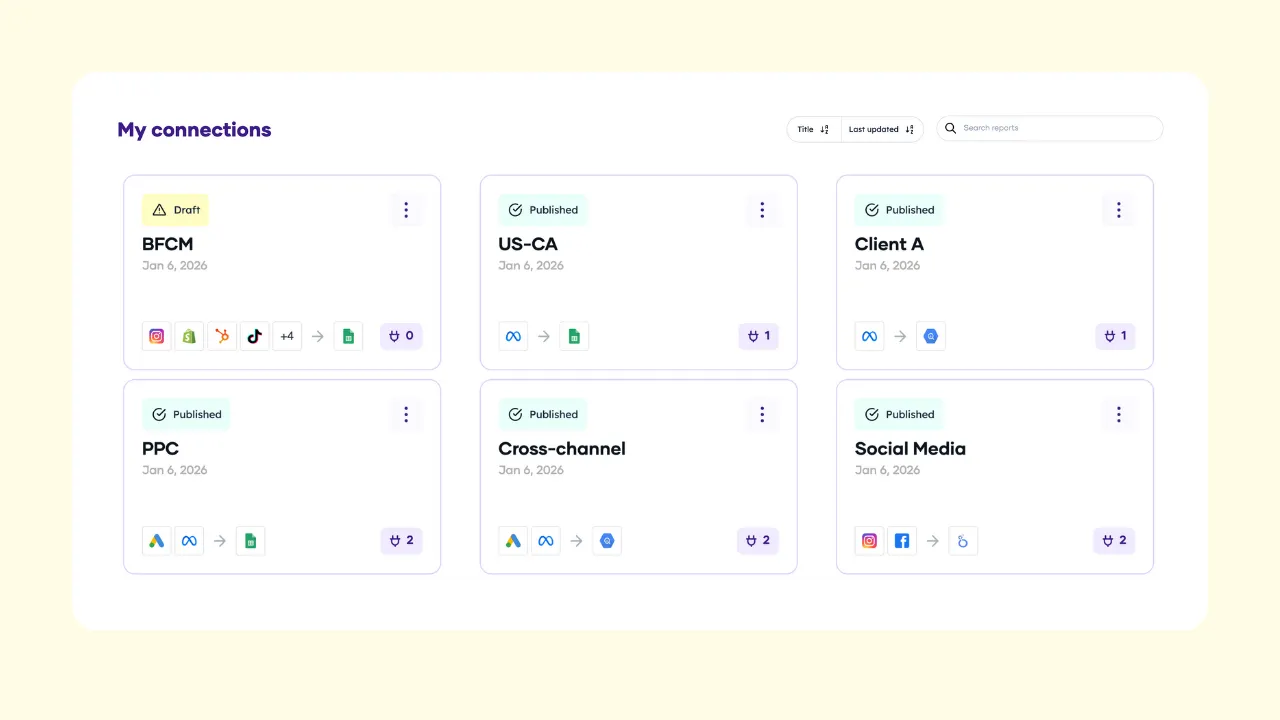 Manage your data interface