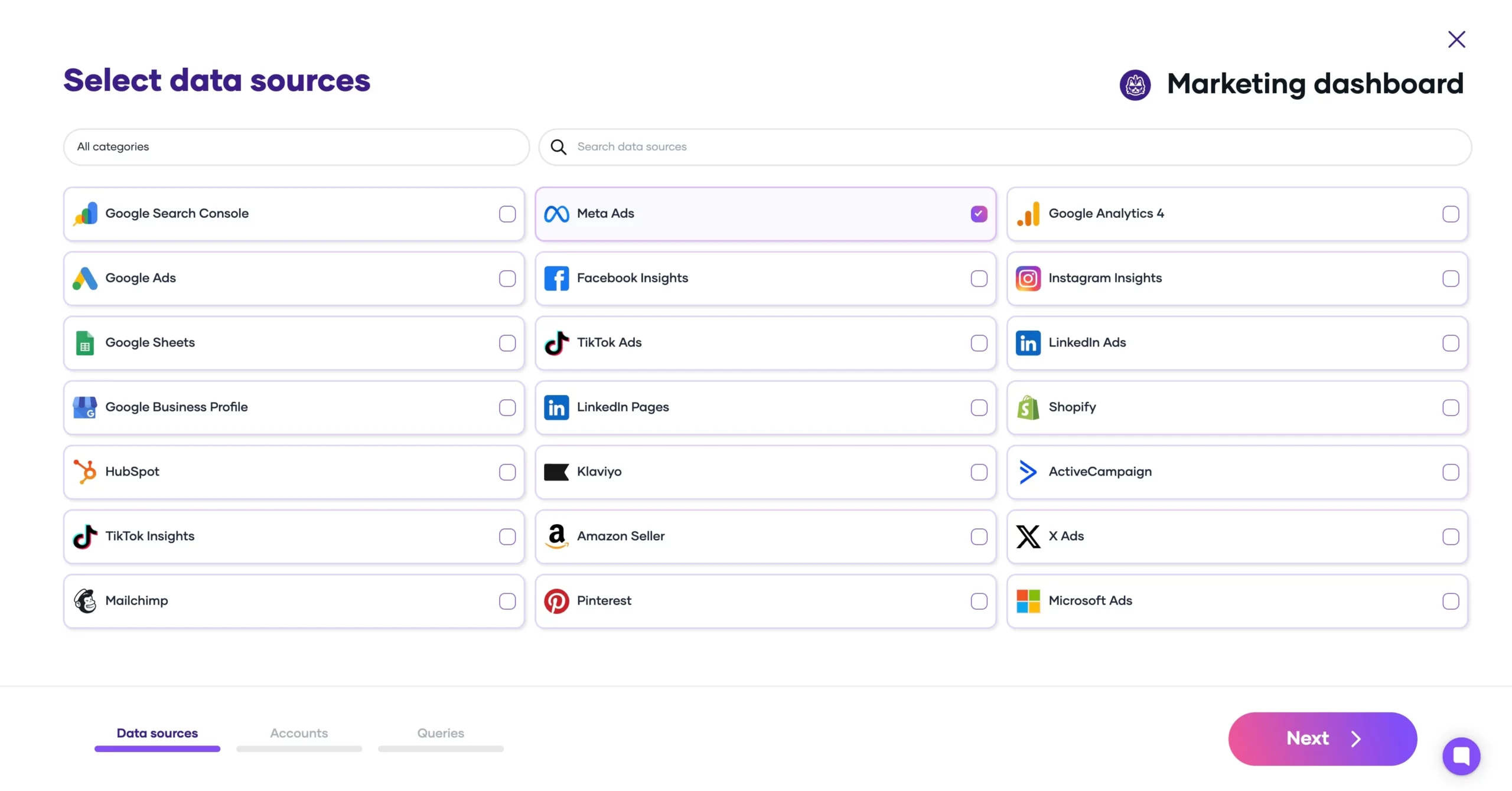 Conectar Meta Ads a Google BigQuery