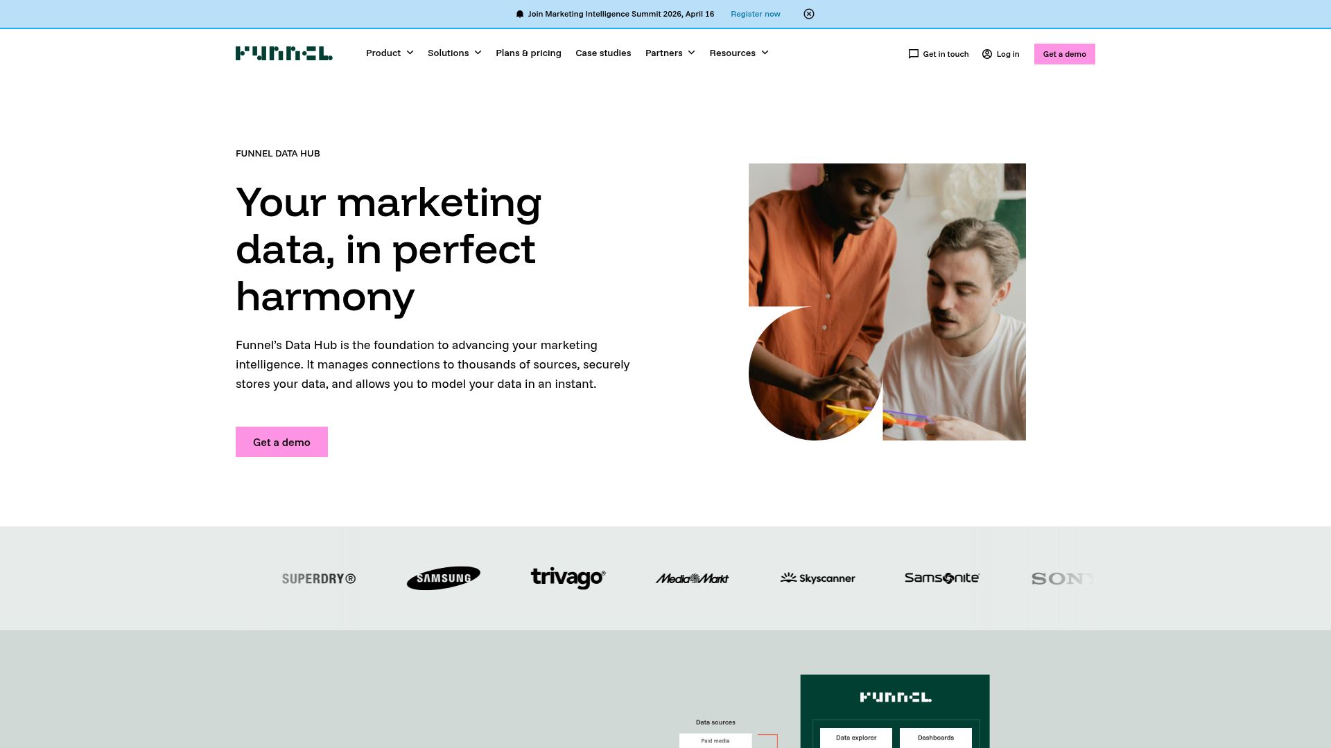 Funnel.io Data Hub - connectors and data integration