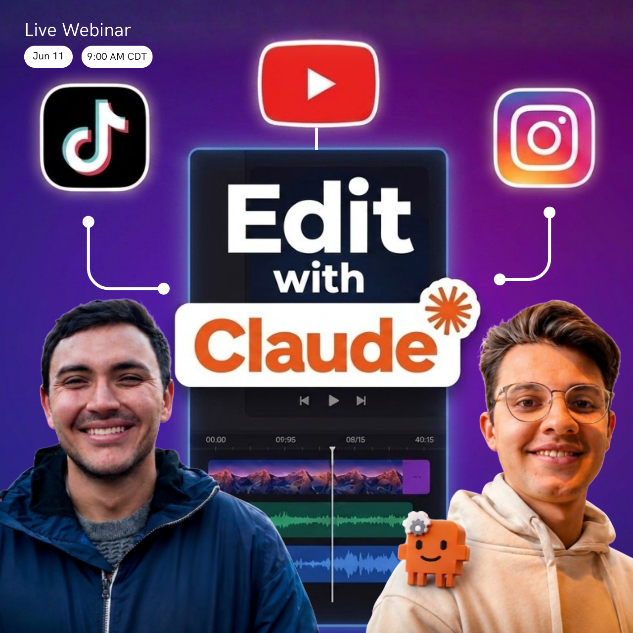 How we edit videos with Claude for YouTube, TikTok, and Instagram